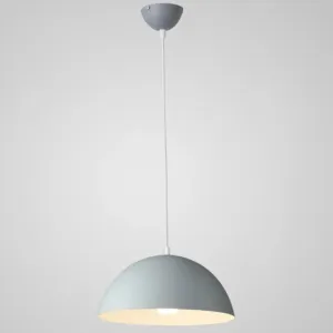 Ribbed Dome Metal Hanging Light - Nordic Minimalist Style Lamp for Restaurants