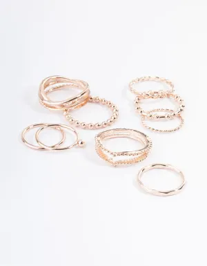 Rose Gold Mixed Ball Band Pack