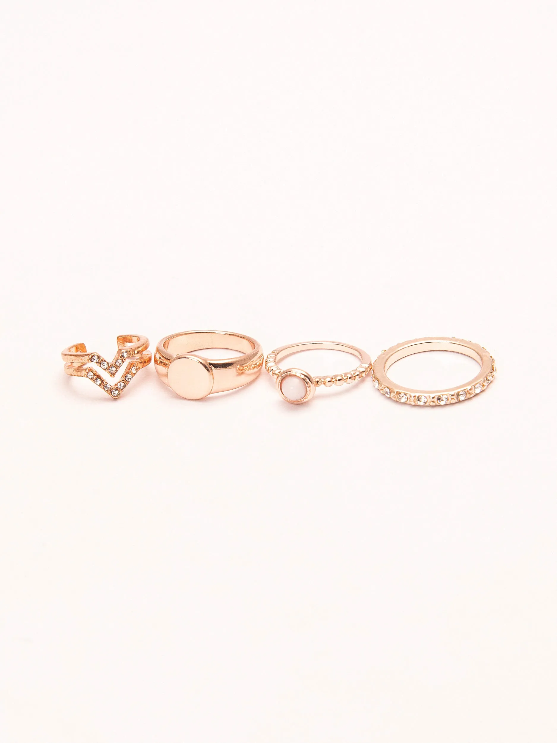 Rose Gold Ring Set