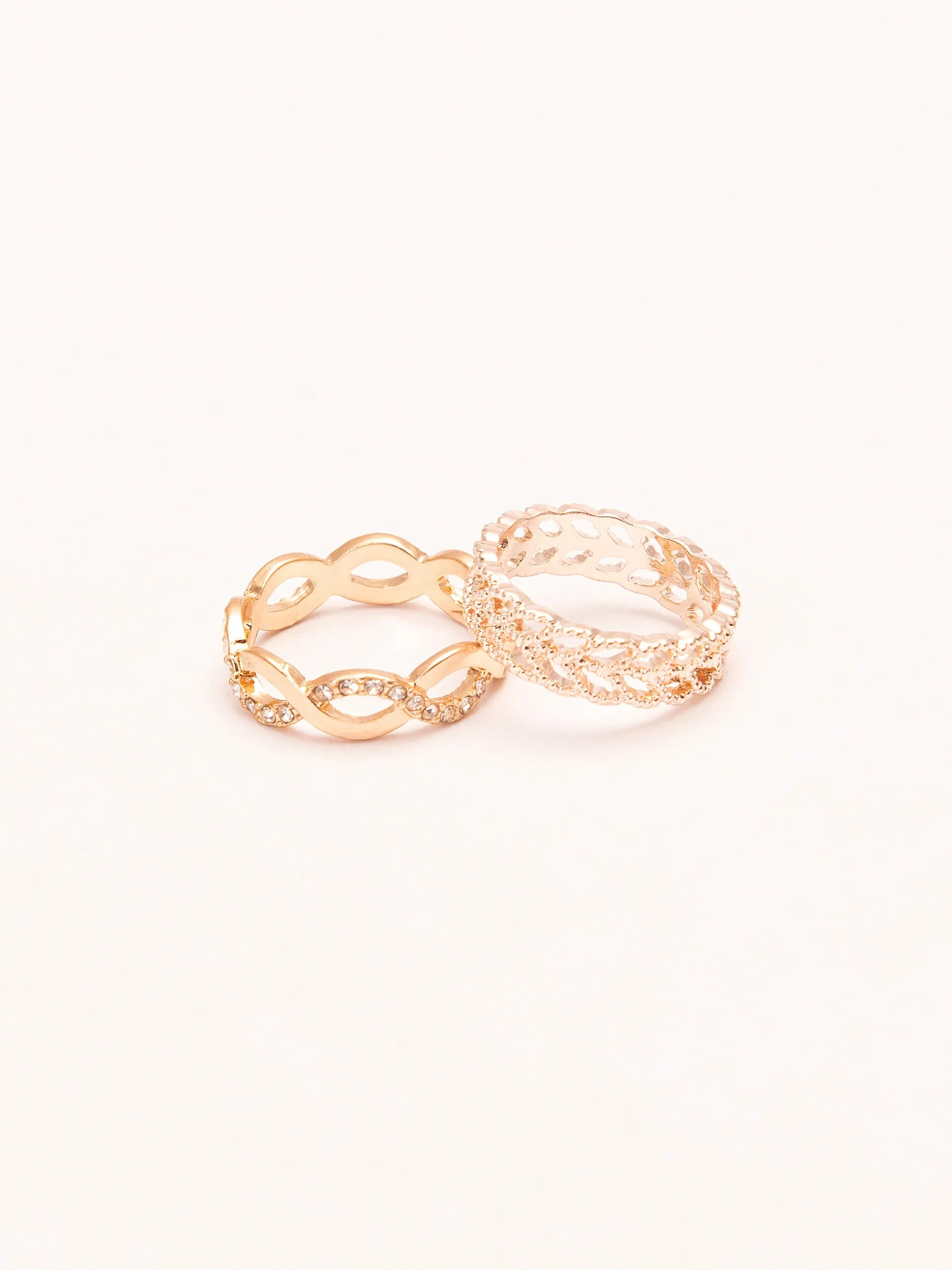 Rose Gold Ring Set