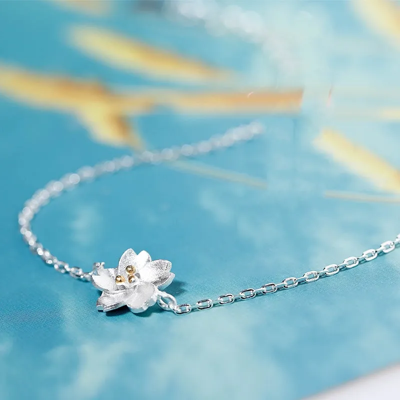 Simple Wild Cherry Blossom Bracelet Female Korean Fashion