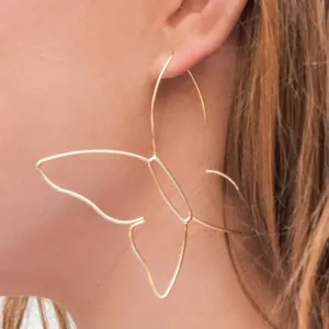 TEEK - Big Butterfly Hook Earrings