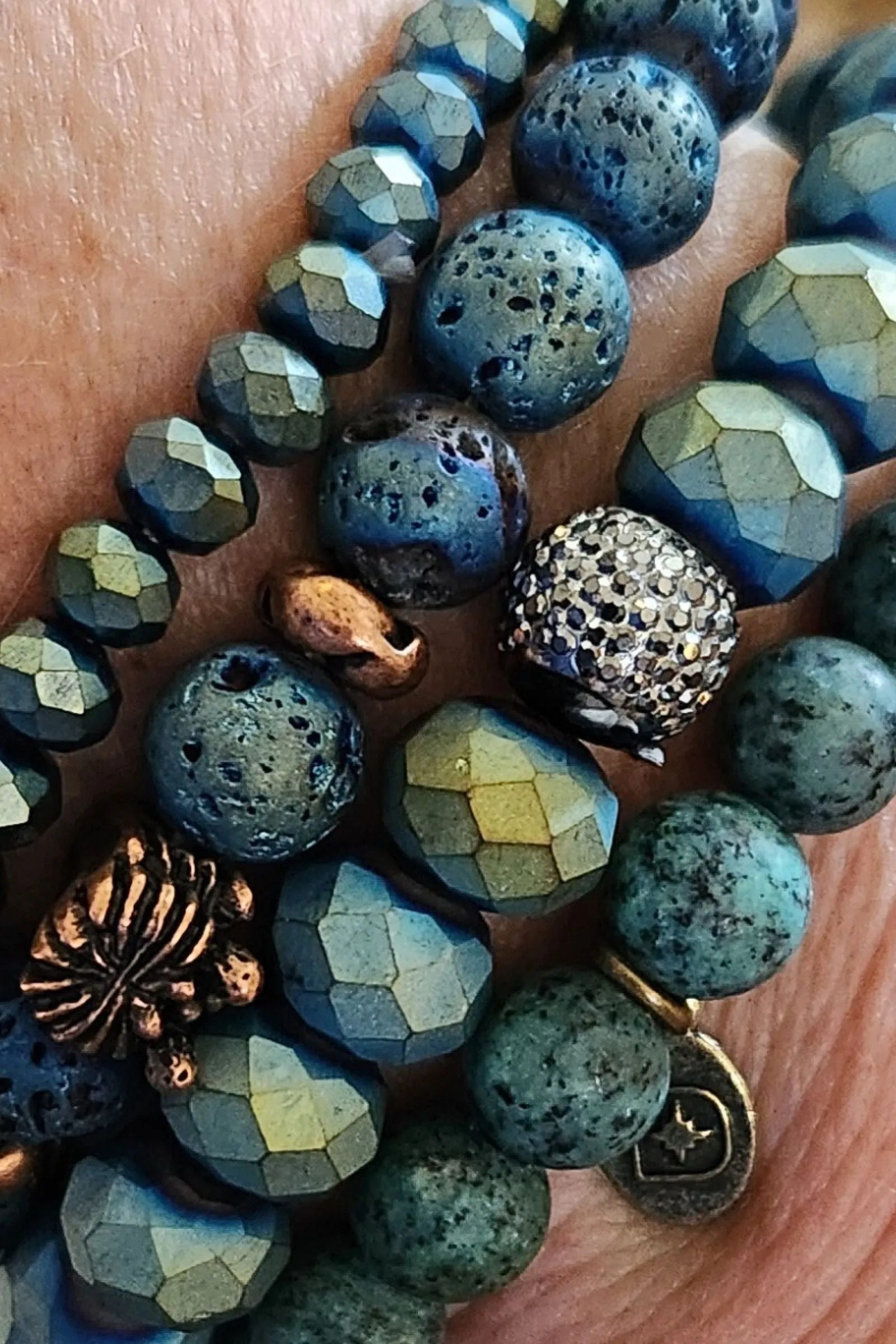 Tessa African Turquoise Stretch Bracelets - 4 Styles