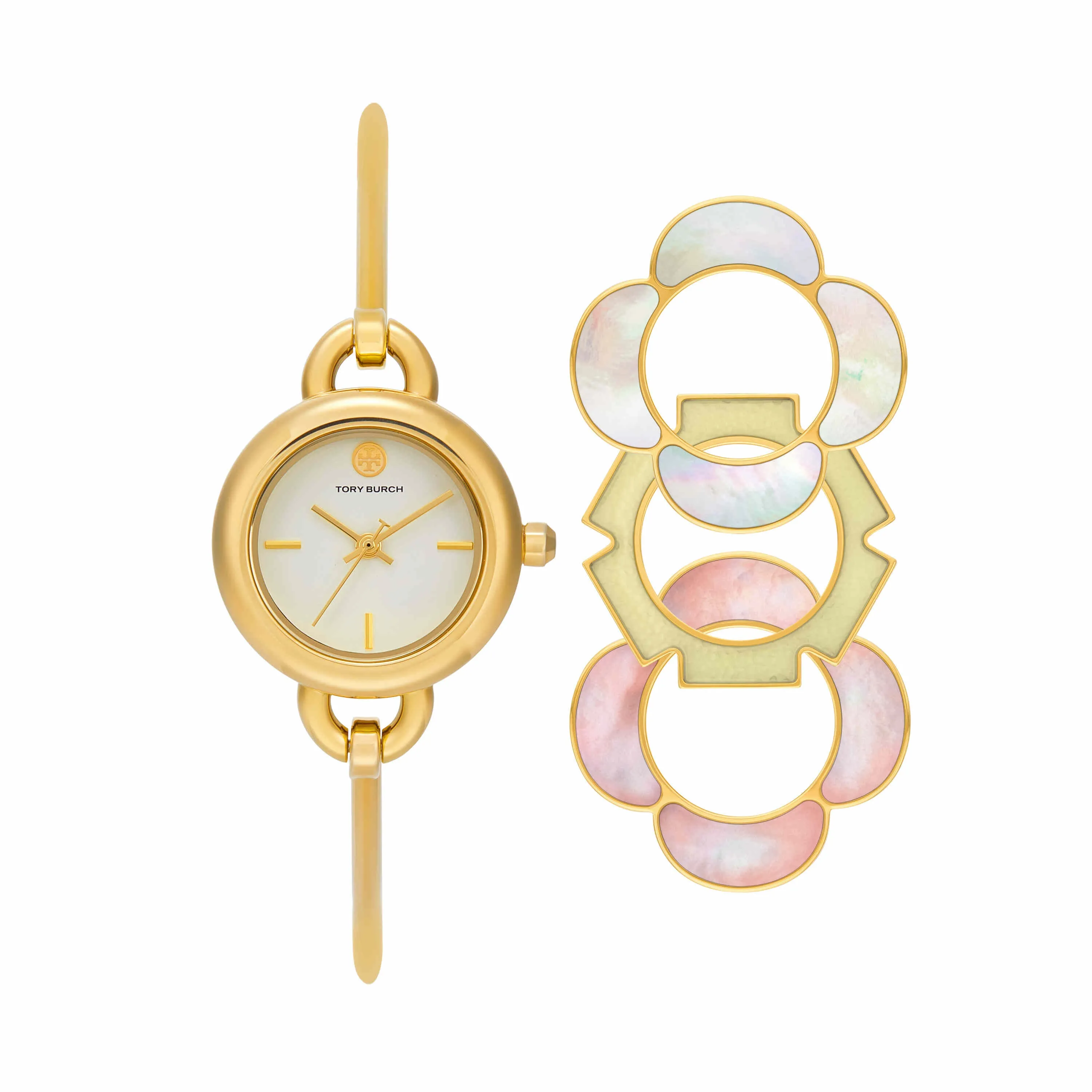 Tory Burch The Kira Gold Tone Analogue Watch TBW6020SET