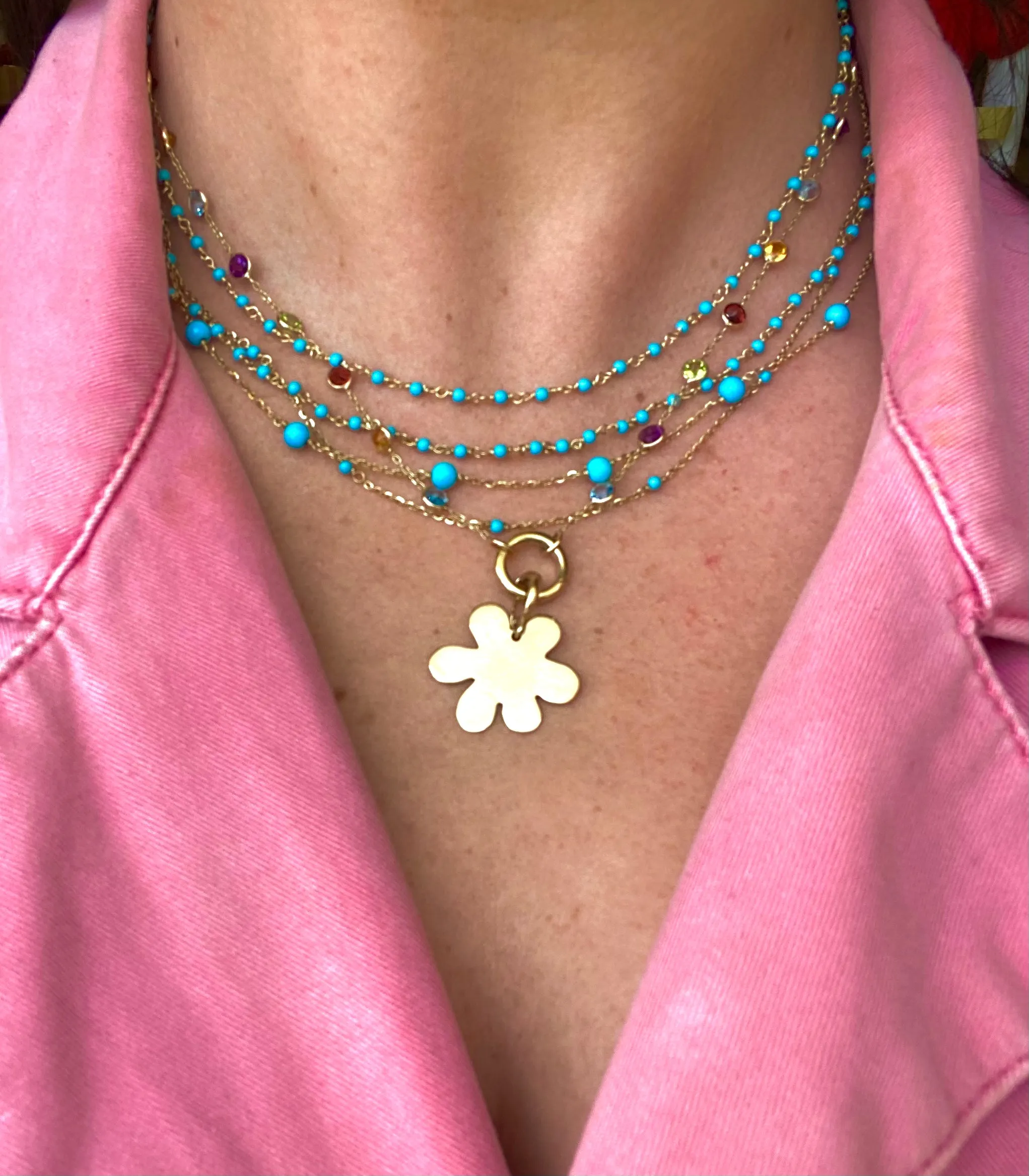 Turquoise Bead Necklace