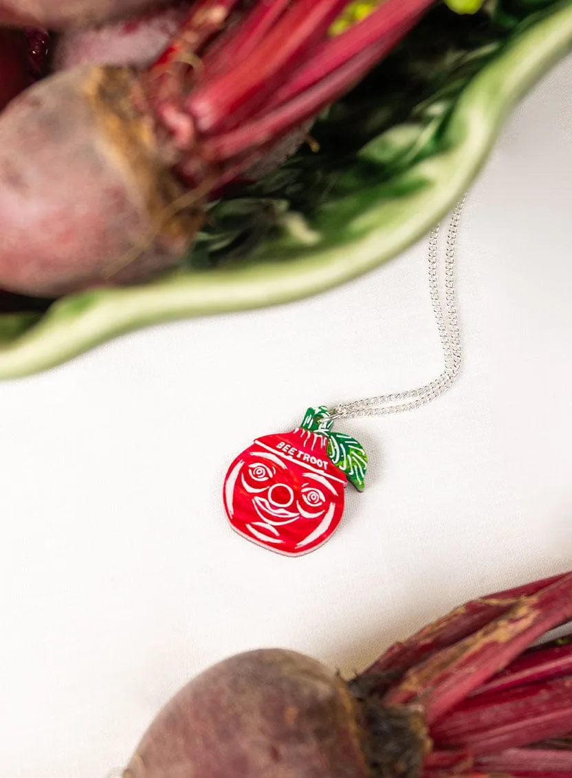 Vintage Beetroot Jar Pendant