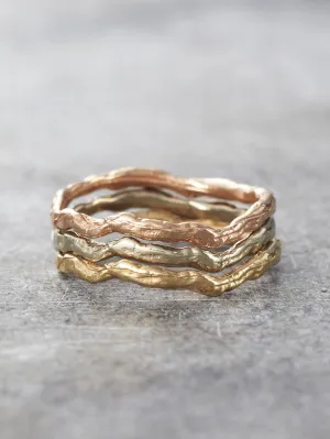 Wavy Branch Stacking Rings