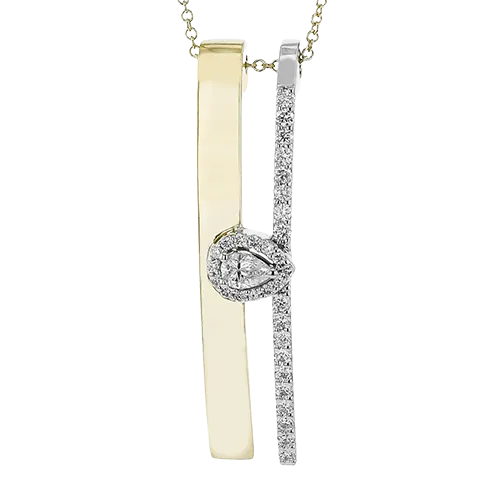 ZP1240-PR Pendant in 14k Gold with Diamonds