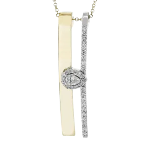 ZP1240-PR Pendant in 14k Gold with Diamonds