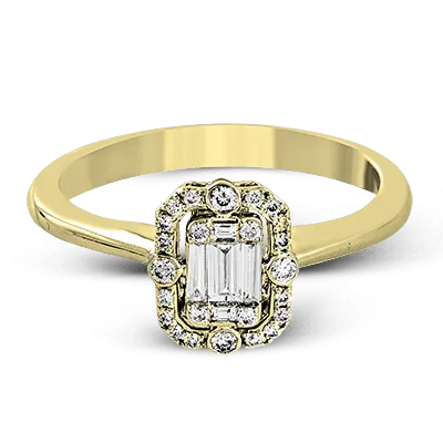 ZR1176 Right Hand Ring in 14k Gold with Diamonds